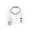 Novero Soho Fashion Bluetooth Headset - White / Pink