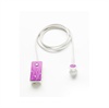 Novero Soho Fashion Crystal Flowers Bluetooth Headset - Purple / White