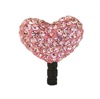 Sushimi 3,5mm Anti-Dust Cap - Pink Crystal Heart