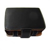TomTom One 1G Leather Case - Black / Brown