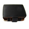 TomTom One 2G / 3G Leather Case - Black / Brown