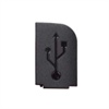 USB Cover Nokia 6300, 6300i, 6301 - Black