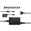 V7 Ultra Slim Universal Charger Adapter With USB Port - Black