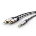 Goobay 3.5mm / 2 x RCA Audio Cable Adapter - 1.5m