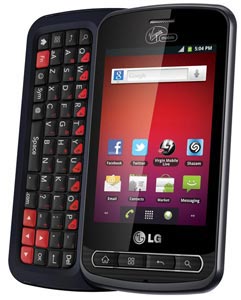 LG Optimus Slider accessories