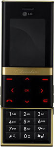 LG KE800 Chocolate Platinum accessories