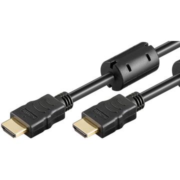 Goobay HDMI 2.0 Cable with Ethernet - Ferrite Core - 5m
