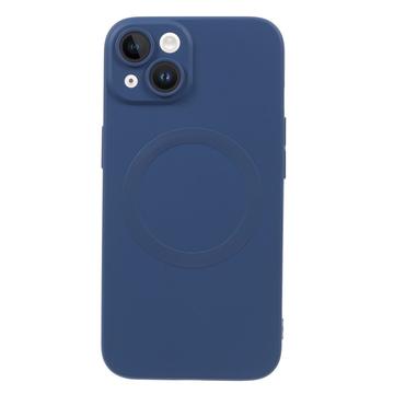 iPhone 13 Silicone Cover with Camera Protector - MagSafe Compatible - Dark Blue