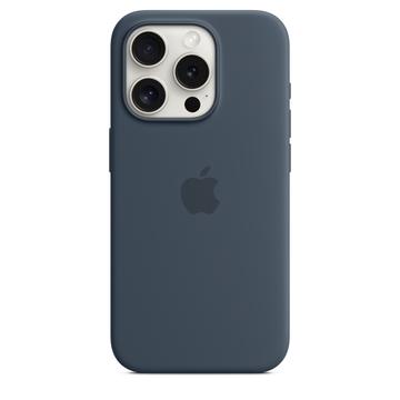 iPhone 15 Pro Apple Silicone Case with MagSafe MT1D3ZM/A - Storm Blue