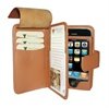 iPhone 4 / 4S Piel Frama Wallet Leather Case - Tan