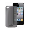 iPhone 4 / 4S Puro Crystal Case - Transparent Black
