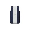 iPhone 4 / 4S Puro Leather Pouch - Golf Line - Blue / White