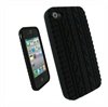iPhone 4 iGadgitz Silicone Case - Tyre Tread Design