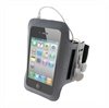 iPhone 4 / 4S iGadgitz Watrerproof Armband - Black / Silver