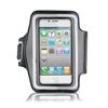 iPhone 4 / 4S Naztech Armband - Black / Silver