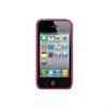 iPhone 4 / 4S Naztech Circular Silicone Case - Transparent Pink