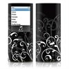 iPod Nano 4G B&W Fleur Skin