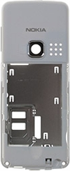 Original Nokia 6300 Middle Housing - White