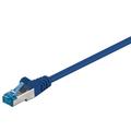 Goobay RJ45 S/FTP CAT 6A Network Cable - 0.25m - Blue
