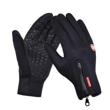 B-Forest Windproof Touchscreen Gloves - M - Black