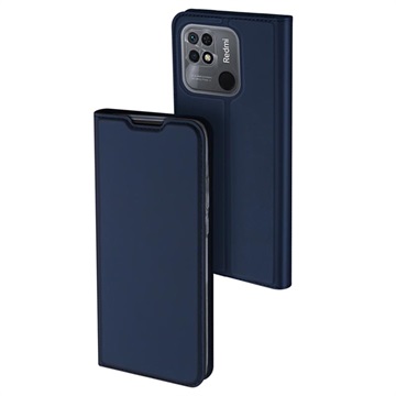 Dux Ducis Skin Pro Xiaomi Redmi 10C Flip Case - Blue