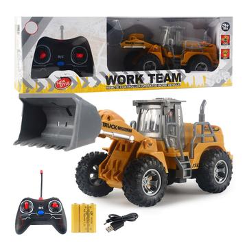 166-169 Remote Control Engineering Vehicle Excavator Remote Control Bulldozer Digging Children’s Toy Model Car - Style B