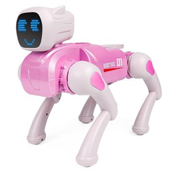 2.4G Smart Interactive Robot Dog with App/Voice Control - Pink
