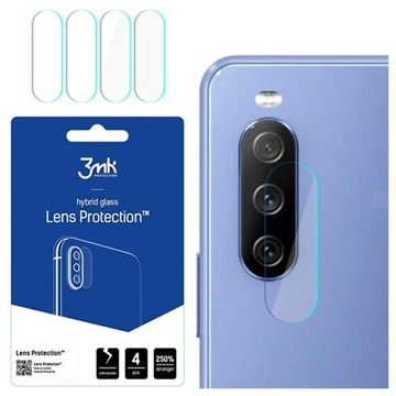 3MK Hybrid Sony Xperia 10 III, Xperia 10 III Lite Camera Lens Protector - 4 Pcs.