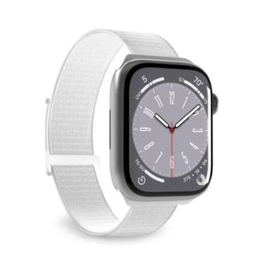 Apple Watch Ultra 2/Ultra/9/8/SE (2022)/7/SE/6/5/4/3/2/1 Pure Nylon Sport Strap - 49mm/45mm/44mm/42mm - White