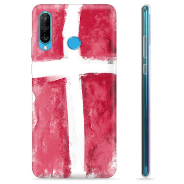 Huawei P30 Lite TPU Case - Danish Flag