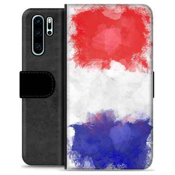 Huawei P30 Pro Premium Flip Case - French Flag