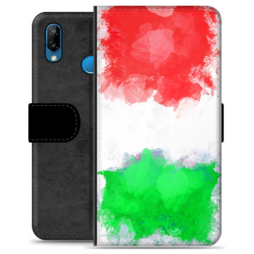 Huawei P20 Lite Premium Flip Case - Italian Flag