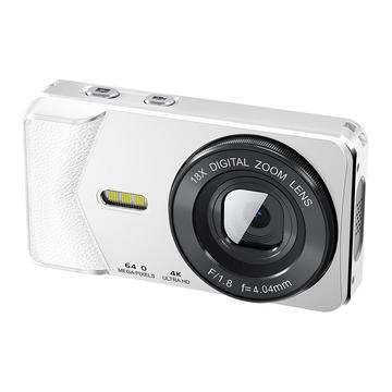 A59 Compact Digital Camera with 2.8″ IPS Screen - 64MP - White