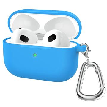 AirPods 3 Silicone Case with Keychain A060 - Blue