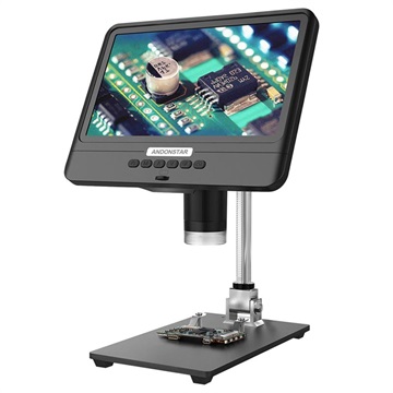 Andonstar AD208 Digital Microscope with 8.5 LCD Screen - 5X-1200X (Open Box - Excellent)