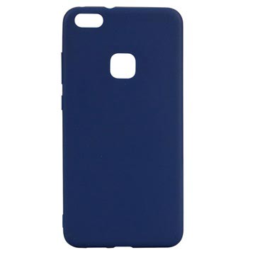 Huawei P10 Lite Anti-Fingerprint Matte TPU Case - Dark Blue