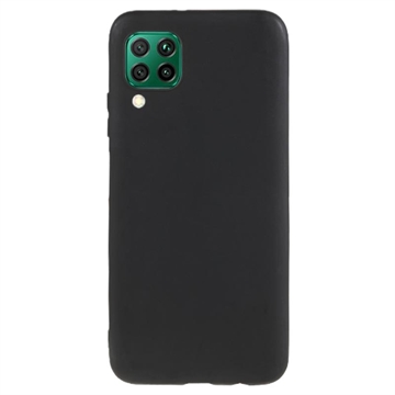 Anti-Fingerprint Matte Huawei P40 Lite TPU Case - Black