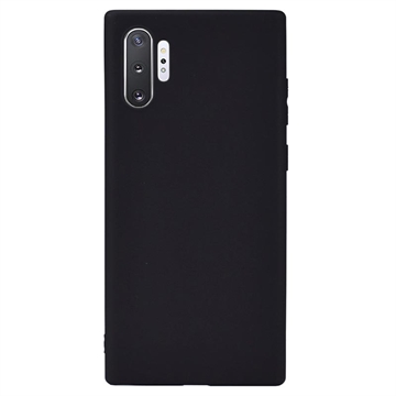 Anti-Fingerprint Matte Samsung Galaxy Note10+ TPU Case - Black