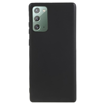 Anti-Fingerprint Matte Samsung Galaxy Note20 TPU Case - Black