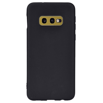 Anti-Fingerprint Matte Samsung Galaxy S10e TPU Case - Black