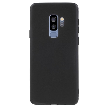 Anti-Fingerprint Matte Samsung Galaxy S9+ TPU Case - Black