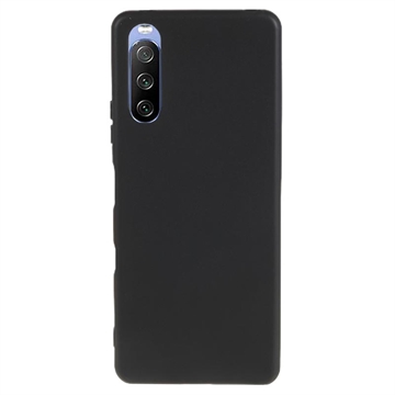 Anti-Fingerprint Matte Sony Xperia 10 III TPU Case - Black