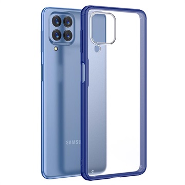 Anti-Shock Samsung Galaxy M53 Hybrid Case - Blue / Clear