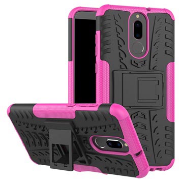 Huawei Mate 10 Lite Anti-Slip Hybrid Case - Pink / Black