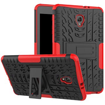 Samsung Galaxy Tab A 8.0 (2017) Anti-Slip Hybrid Case - Red / Black