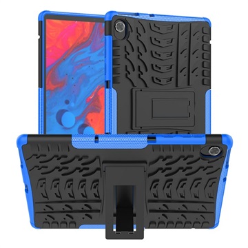 Lenovo Tab K10 Anti-Slip Hybrid Case with Kickstand - Black / Blu