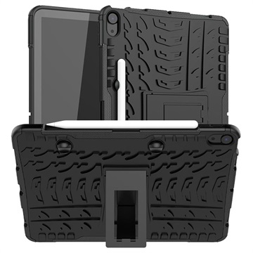 Anti-Slip iPad Air 2020/2022 Hybrid Case with Kickstand - Black
