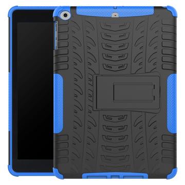 iPad 9.7 2017/2018 Anti-Slip Hybrid Case with Stand - Blue / Black