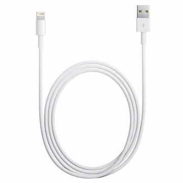 Apple Lightning wth USB Charging Cable MXLY2ZM/A - iPhone, iPad, iPod - White - 1m