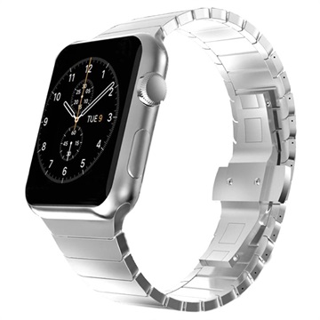 Apple Watch Series 9/8/SE (2022)/7/SE/6/5/4/3/2/1 Stainless Steel Strap - 41mm/40mm/38mm - Silver
